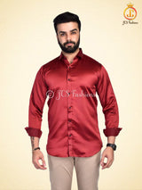 Men's Silk Shirt, Veshti Shirt, Indian Traditional Shirt.