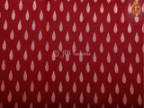 Korvai Buttas Semi Silk Saree With Maggam Work Blouse