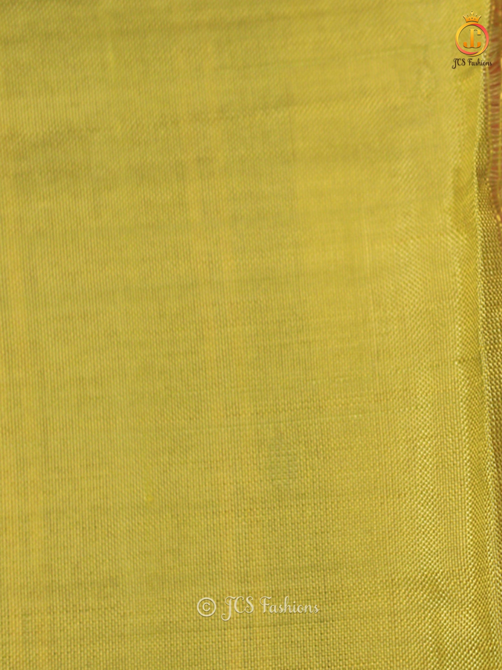 Hand Woven Elegant Traditional Design VAALAI Pattu/Banana Pith Saree SAREE JCS Fashions