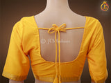 Pure Mysore Silk Saree in Stunning Yellow
