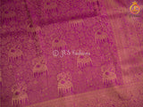 Soft Silk Saree, Wine Color, Silk Weaving, Fully Stitched blouse