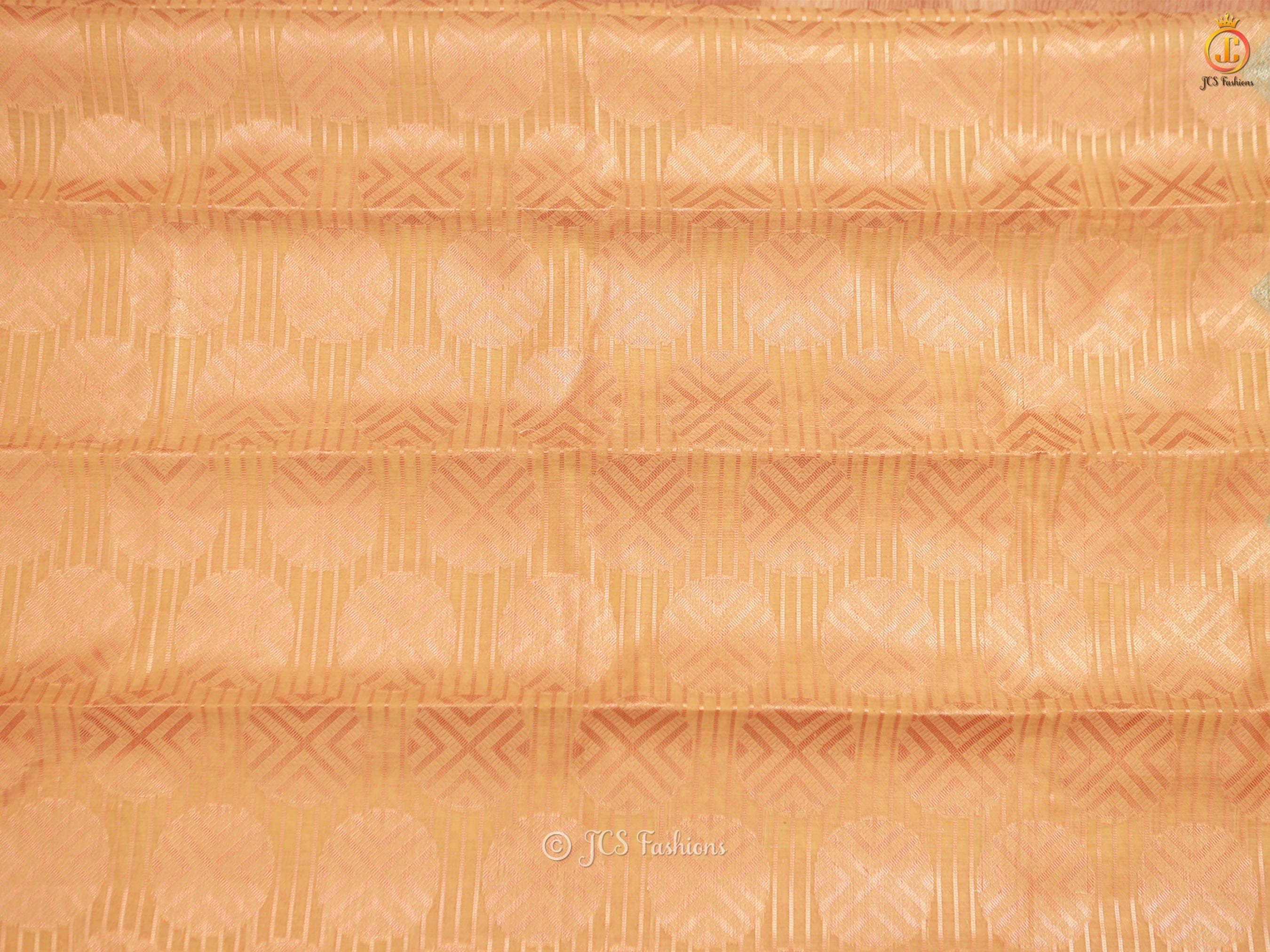 Traditional Exquisite Soft Silk Cotton Saree With Brocade Blouse SAREE JCS Fashions
