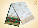 Banarasi Katan Full Weaved Saree With Fully stitched Blouse