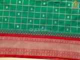 Moonga Silk Gadwal Pattern Saree With Fully Stitched Blouse