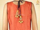Indo-western Long gown with Stunning dupatta and leggings