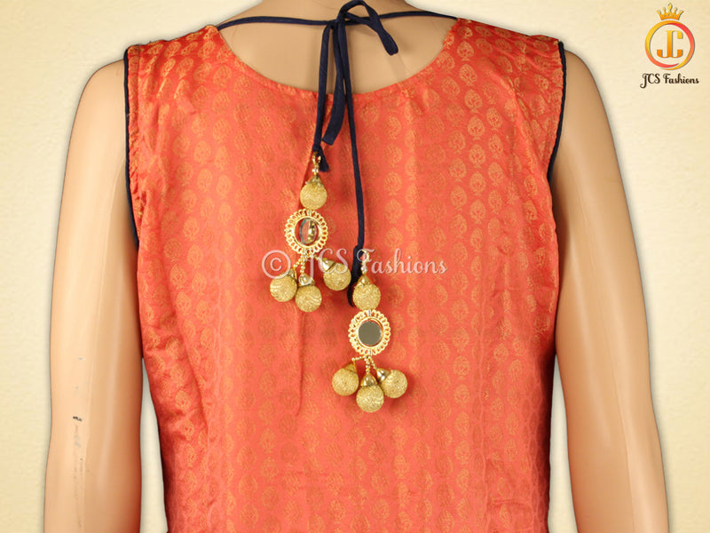 Indo-western Long gown with Stunning dupatta and leggings