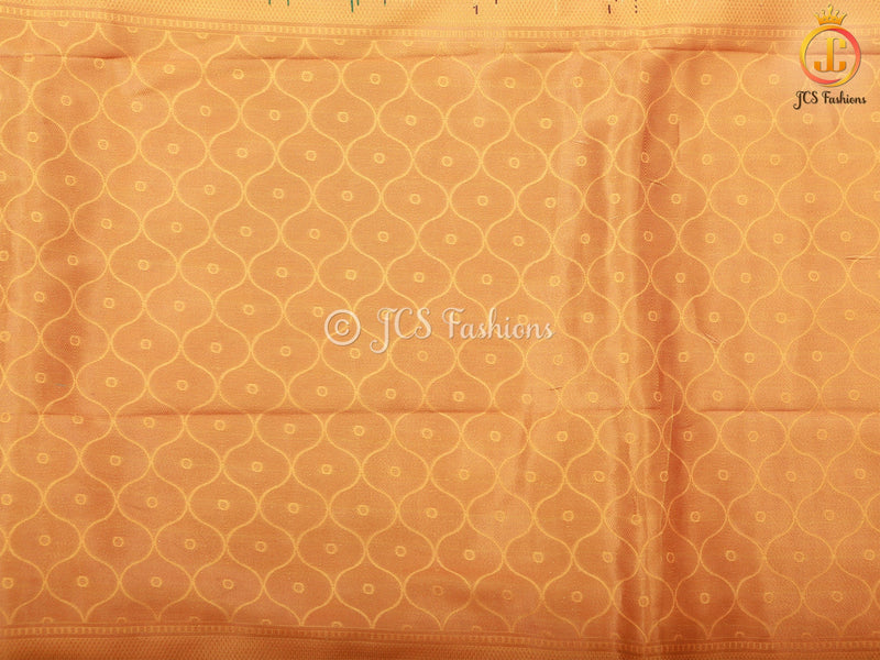 Kalamkari And Patola Prints Soft Silk Saree With Kanchi Border