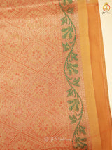 Traditional Exquisite Soft Silk Cotton Saree With Brocade Blouse