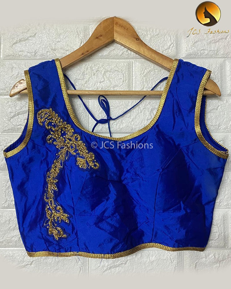 Indian Fancy Benarasi Embroidery Readymade Blouse