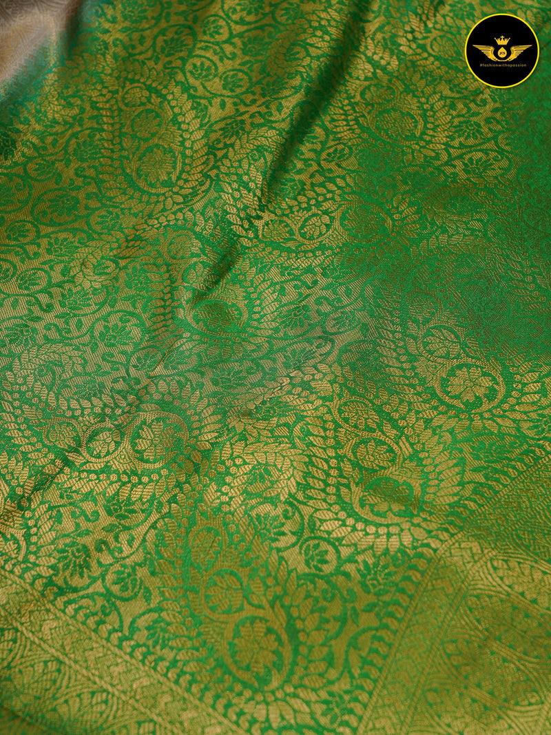FABULOUS SOFT SILK FABRIC SAREE WITH JARI WEAVING AND CONTRAST BORDER