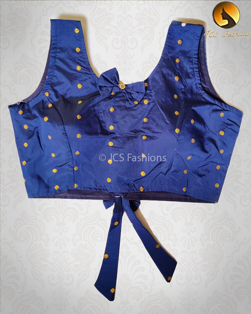 Beautiful, Fully stitched blouse with Zari Butti Work. Ready made.