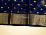 Raw Silk Saree With Fully Stitched Blouse, 1000 Coin-Inspired Design Weaving Buttas