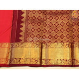 Women Pure Kanchipuram Silk Saree With Rich Pallu