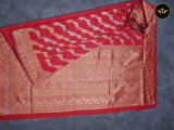 Light Weight Banarasi Silk Saree With Fully Stitched Blouse