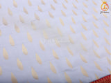 Kanchipuram Blended Silk Saree With fully stitched Blouse, Korvai Border