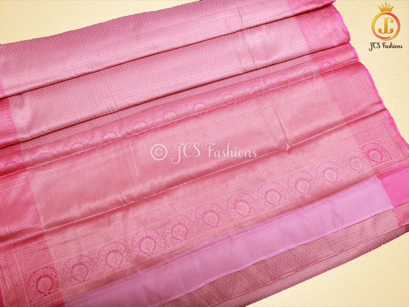 Indian Butta Design Soft Silk Saree With Blouse