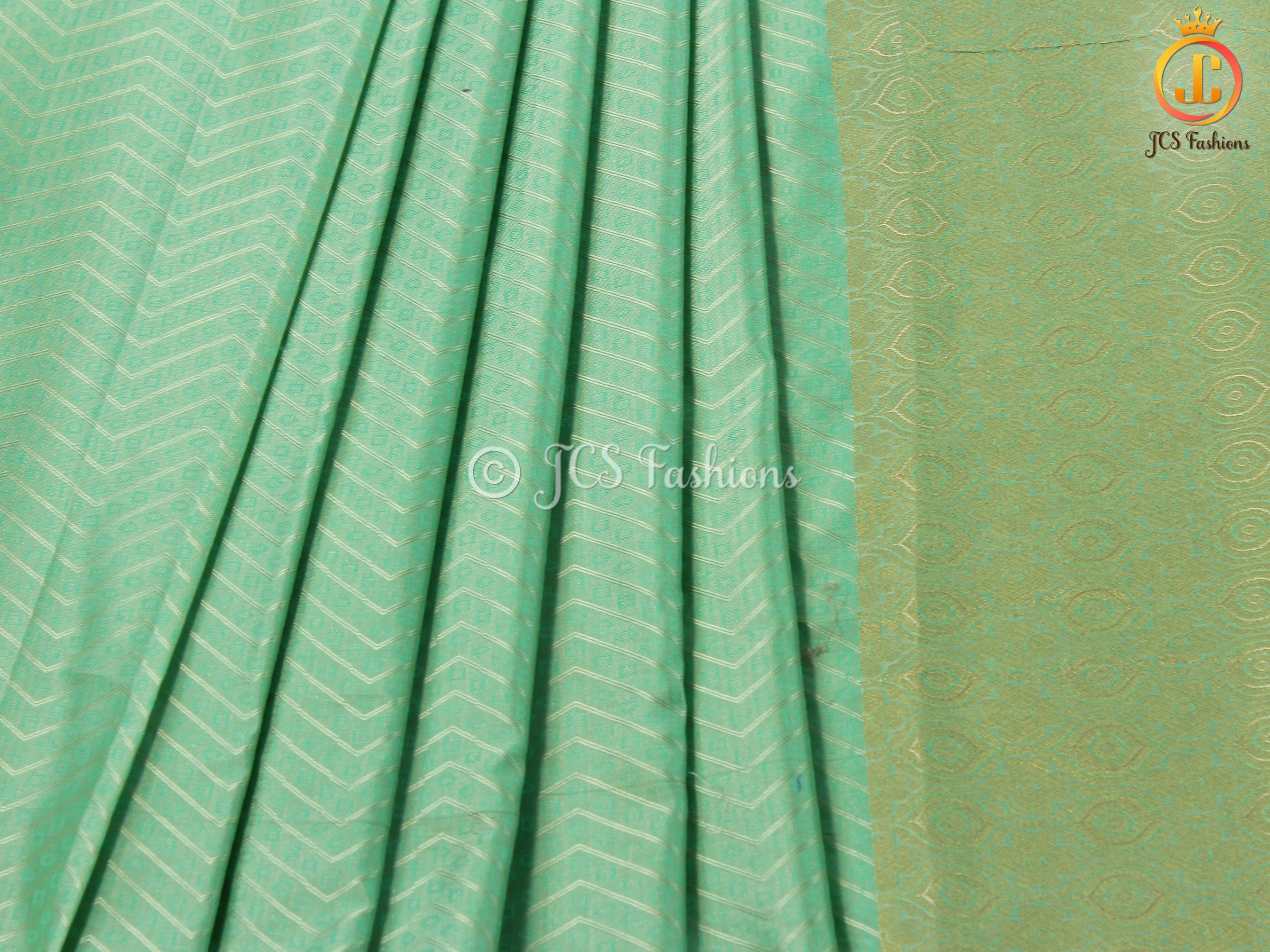 Embossed Kanchi Soft Semi Silk Saree SAREE JCS Fashions