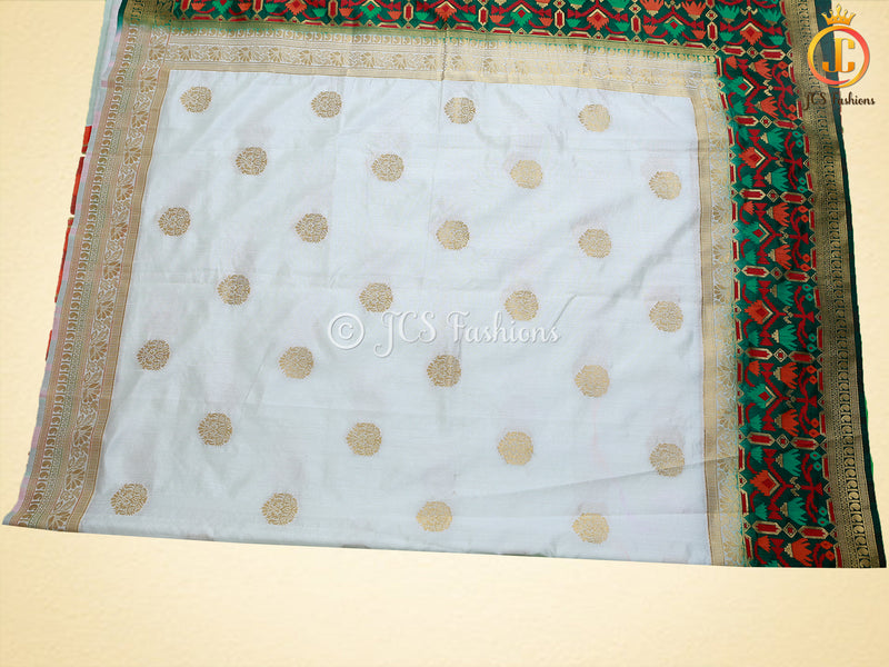 Banarasi Katan Full Weaved Saree With Fully stitched Blouse
