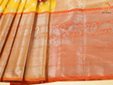 Yellow Color Soft Silk Traditional Saree With Fully stitched Blouse