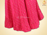 Weaving Zari Buttie Silk Lehenga With Dual Shade Soft Net Dupatta