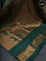 EXCLUSIVE SUPER QUALITY BANARASI SILK SAREE WITH CONTRAST BLOUSE