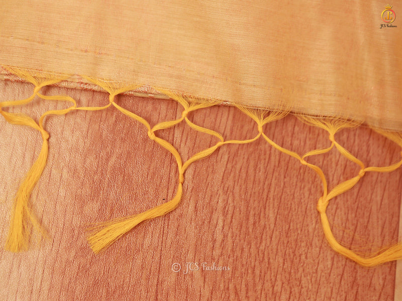 Traditional Exquisite Soft Silk Cotton Saree With Brocade Blouse