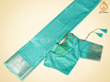 Pure Banarasi Silk Saree With Fully stitched blouse