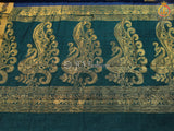 Indian Traditional Silk Cotton Saree with stitched blouse For women