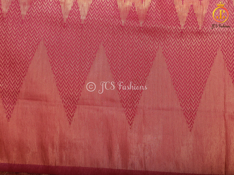 Wine Color Soft Semi-Silk Saree With A stitched Blouse