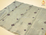 Kolam/Rangoli Saree in Uppada Tissue Silk with Fully Stitched Blouse