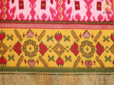 Patola Design Border Banarasi Munga Silk Saree With Blouse
