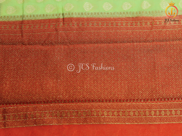 Banarasi Silk Saree and Stitched Blouse