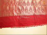 Allover Motifs Patterned Premium Benarasi Pattu Saree With Blouse