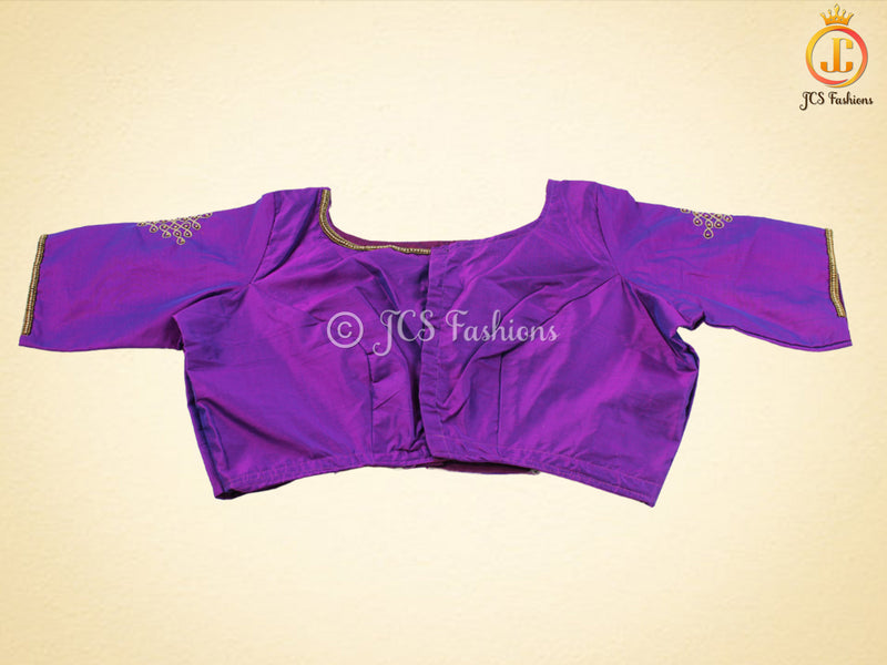 Kolam/Rangoli Saree in Uppada Tissue Silk with Fully Stitched Blouse