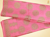 Traditional Soft Silk Cotton Saree With Brocade Blouse