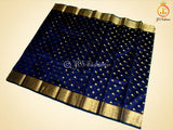 Raw Silk Saree With Fully Stitched Blouse, 1000 Coin-Inspired Design Weaving Buttas