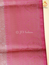 Leaf Butta Design Soft Silk Saree With A Beautiful Blouse