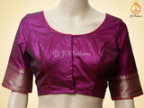 Banarasi Silk saree with Meenakari Work, Handwoven Saree With Fully stitched blouse.