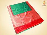 Moonga Silk Gadwal Pattern Saree With Fully Stitched Blouse