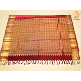 Women Pure Kanchipuram Silk Saree With Rich Pallu