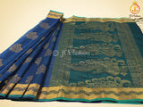 Indian Traditional Silk Cotton Saree with stitched blouse For women