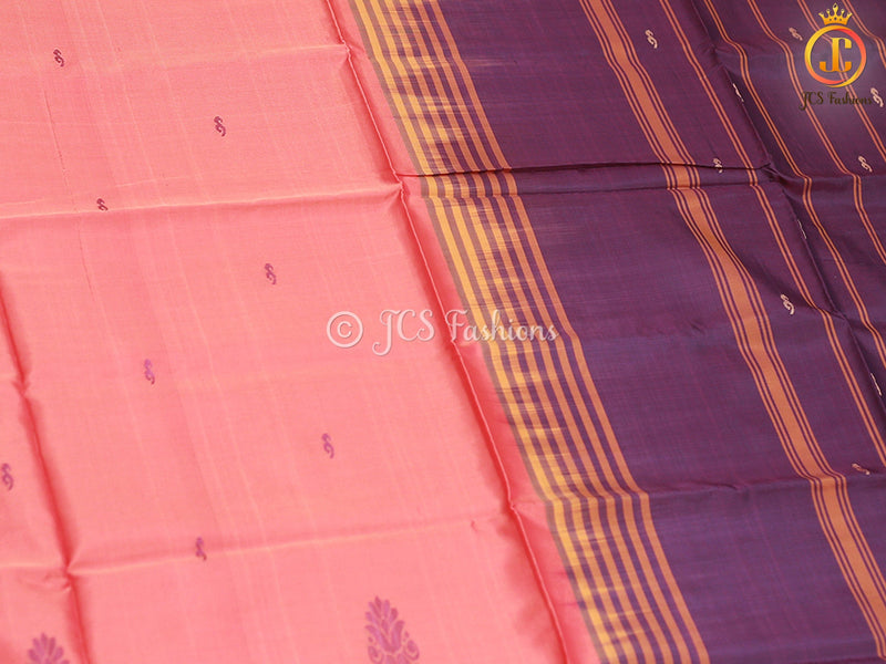 Indian Timeless Elegance Hand Woven VAALAI Pattu/Banana pith Sarees