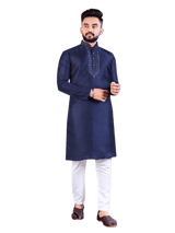Chanderi Silk Men's Ethnic And Traditional Kurta Set