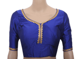 Sabyasashi Cut Ready-Made Blouse, Lehenga Blouse, Stylist Back Open Saree Blouse in Dark Colors