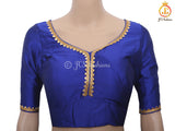 Sabyasashi Cut Ready-Made Blouse, Lehenga Blouse, Stylist Back Open Saree Blouse in Dark Colors