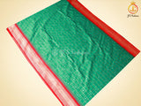 Moonga Silk Gadwal Pattern Saree With Fully Stitched Blouse