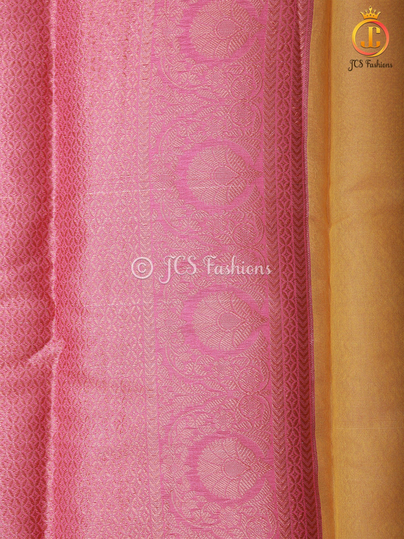 Butta Design Soft Silk Saree With stitched Matching Blouse