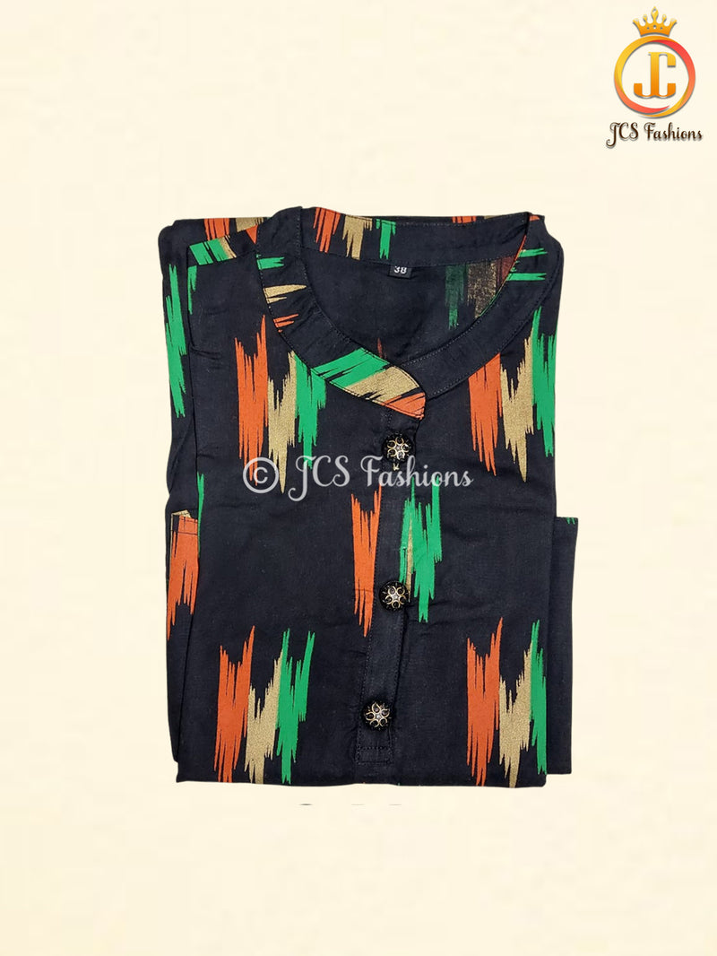 Indian Pure Cotton Printed Kurti for women