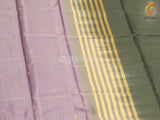 Traditional Designed VAALAI Pattu/Banana pith Saree With Contrast Pallu