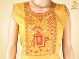 Premium Long A-line Gown with Stones and beads work